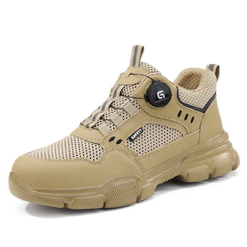 GUYISA New Style Workwear Safety Shoes Microfiber Upper Plastic All Safety Boot for Hiking Fashionable