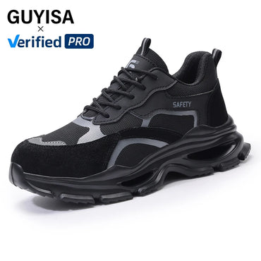 GUYISA New Style Men's Work Shoes Anti-puncture EVA Sole Safety Shoes Functional Shoes