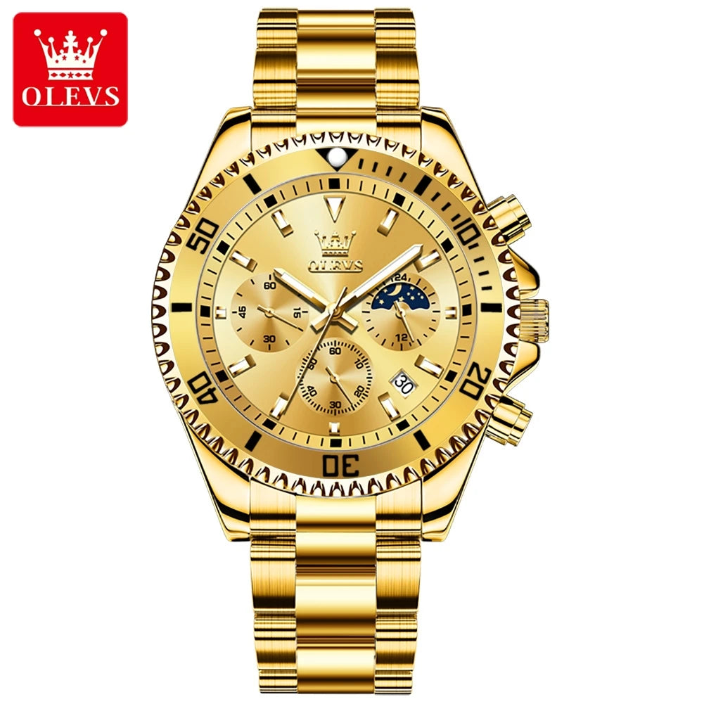 OLEVS 2870 OEM Custom High Quality Classic Luxury Luxury Watch Mens Waterproof Casual Watch Quartz Watches for Men