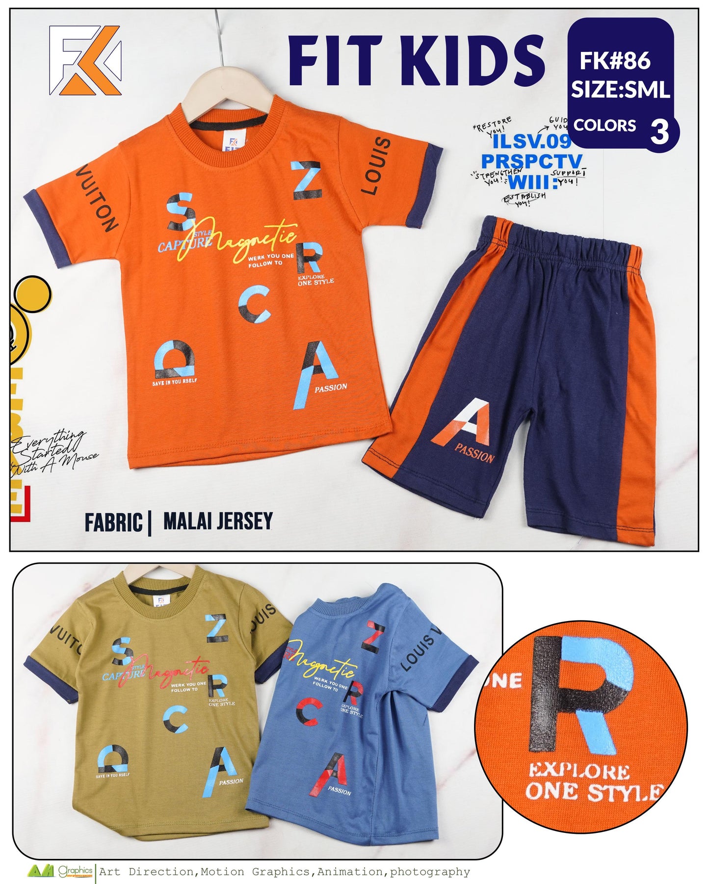 Baby Boy's Girl's T-shirts & Shorts