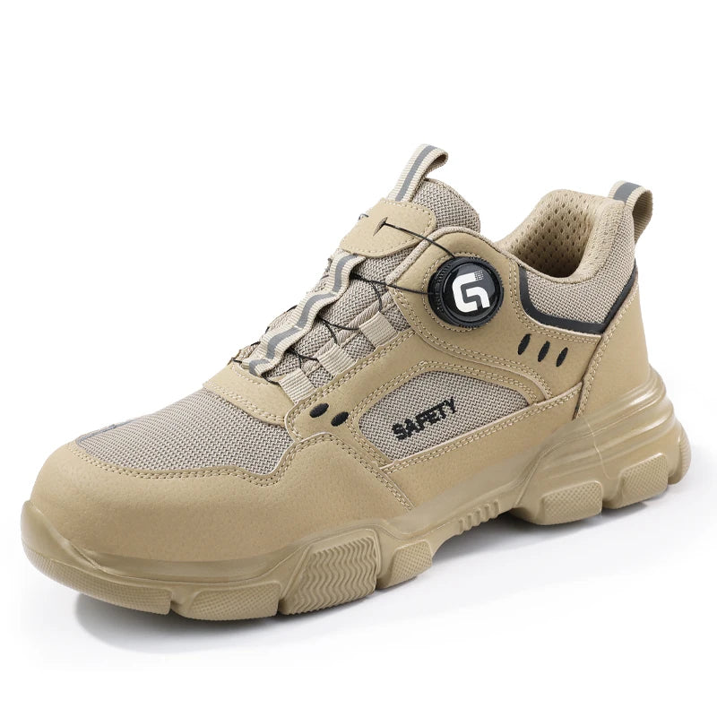 GUYISA New Style Workwear Safety Shoes Microfiber Upper Plastic All Safety Boot for Hiking Fashionable