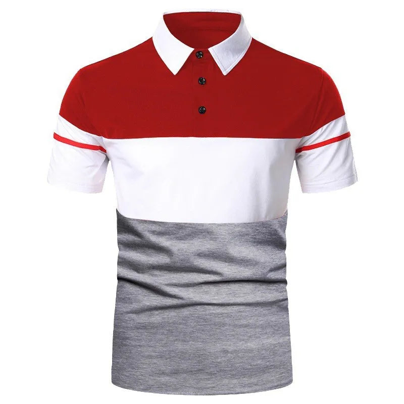 Zeimal Men Polo Men Shirt Short Sleeve Polo Shirt Contrast Color Polo New Clothing Summer Streetwear Casual Fashion Men Tops