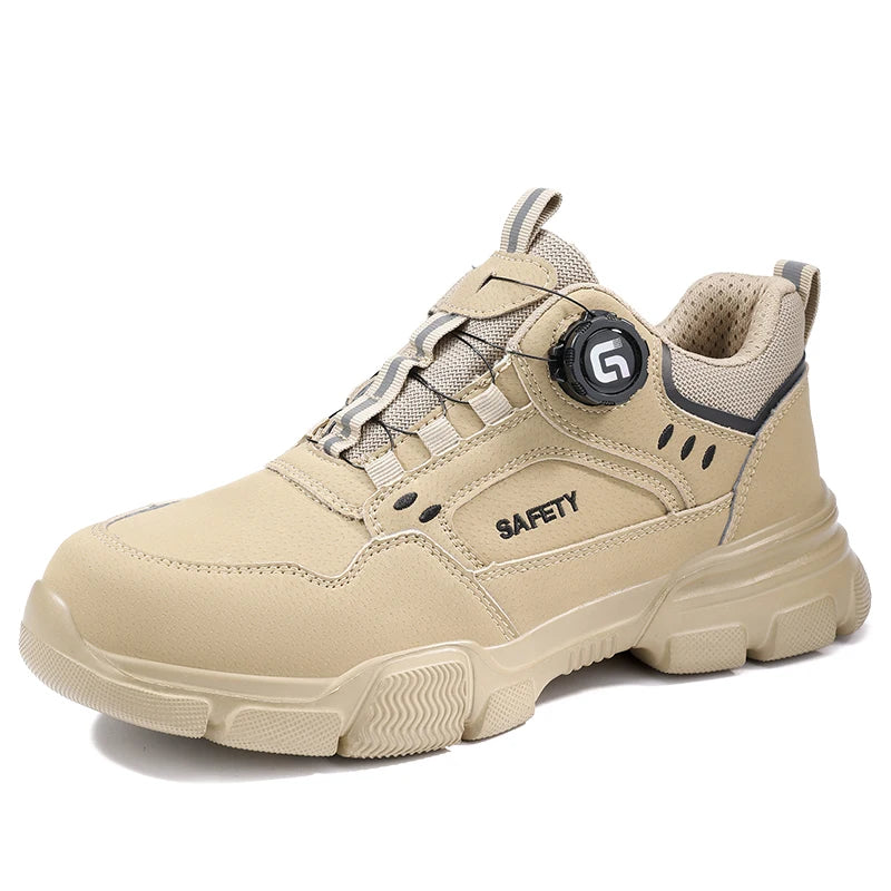 GUYISA New Style Workwear Safety Shoes Microfiber Upper Plastic All Safety Boot for Hiking Fashionable