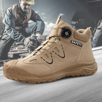 GUYISA  Safety Shoes Microfiber Upper  Hiking Series Smart Buckle  European Standard Steel Toe  Safety Boot