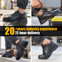 GUYISA  Anti-static and Anti-slip Safety Shoes Microfiber Upper Foot Protection Safety Shoes