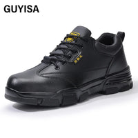 GUYISA  Anti-static and Anti-slip Safety Shoes Microfiber Upper Foot Protection Safety Shoes