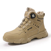 GUYISA New Style Workwear Safety Shoes Microfiber Upper Plastic All Safety Boot for Hiking Fashionable