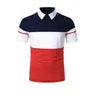 Zeimal Men Polo Men Shirt Short Sleeve Polo Shirt Contrast Color Polo New Clothing Summer Streetwear Casual Fashion Men Tops
