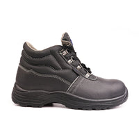 Genuine Leather Oil Resistant Steel Toe Safety Shoes Waterproof Safety Boots for Men
