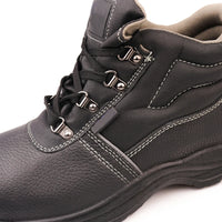 Genuine Leather Oil Resistant Steel Toe Safety Shoes Waterproof Safety Boots for Men
