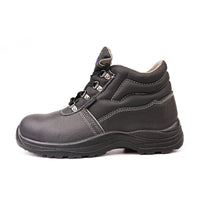 Genuine Leather Oil Resistant Steel Toe Safety Shoes Waterproof Safety Boots for Men