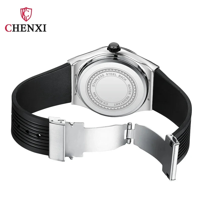 Best Original CHENXI 82442 Casual Sport Watches for Men Brand Luxury World Map Waterproof Wrist Watch Man Clock Fashion Wristwatch