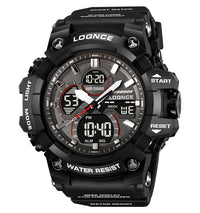 Sport Waterproof LOQNCE Brand Dropshipping Watch Stopwatch Alarm Clock 98007 Young Fashion Digital Quartz Watches for Men