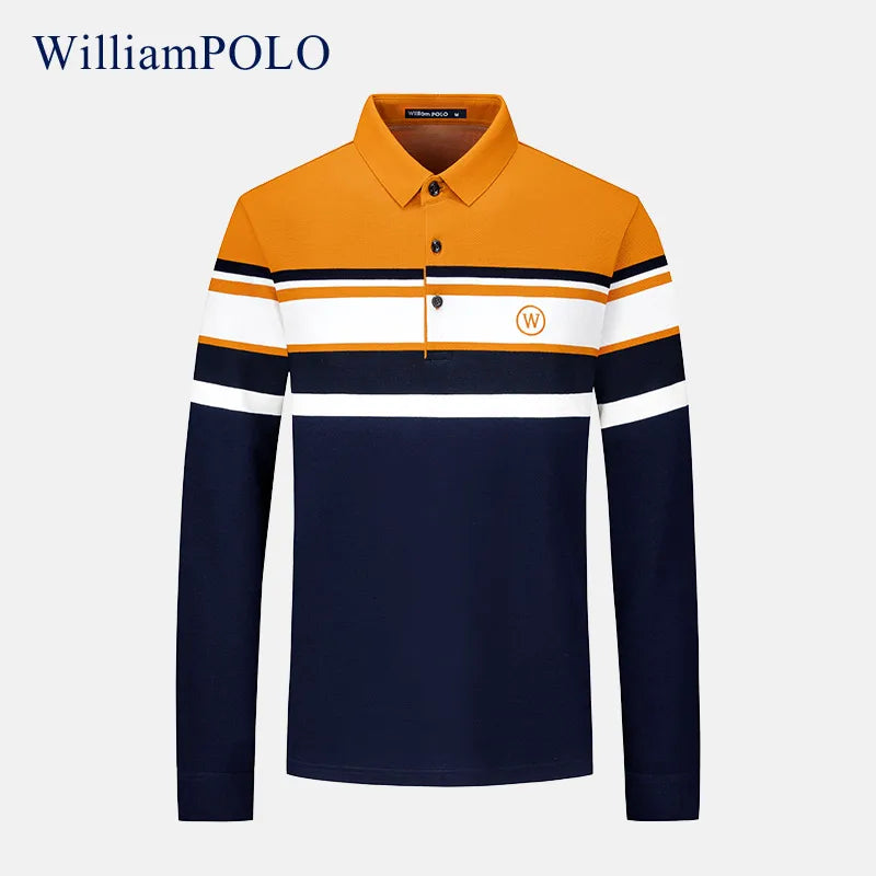 Zeimal POLO Personalized Design Long Sleeve Polo Shirt with Embroidered Logo Leisure or Business Leisure Suitable