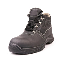 Genuine Leather Oil Resistant Steel Toe Safety Shoes Waterproof Safety Boots for Men