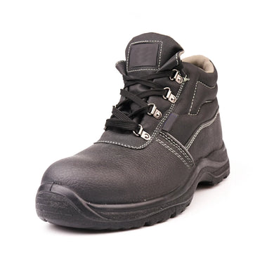 Genuine Leather Oil Resistant Steel Toe Safety Shoes Waterproof Safety Boots for Men