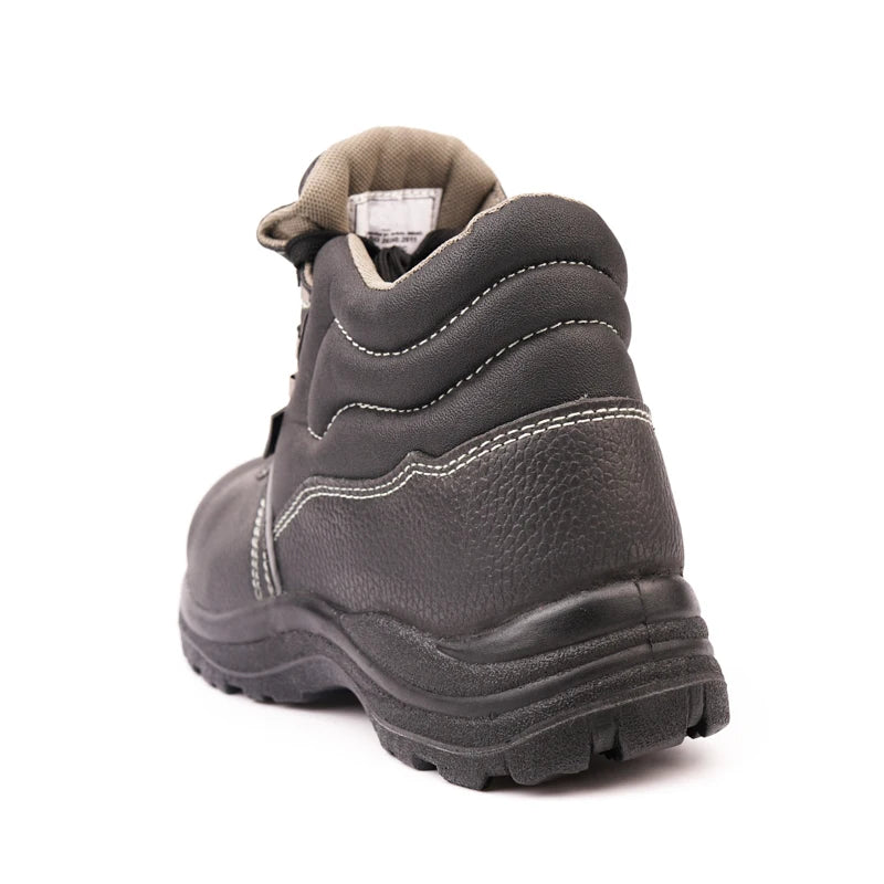 Genuine Leather Oil Resistant Steel Toe Safety Shoes Waterproof Safety Boots for Men