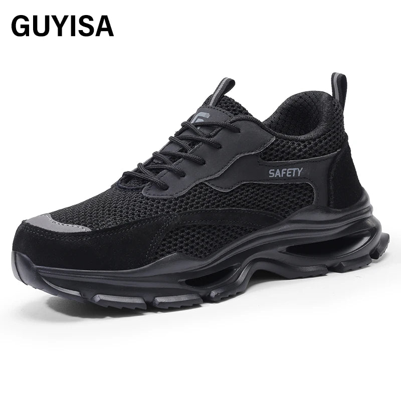 GUYISA New Style Men's Work Shoes Anti-puncture EVA Sole Safety Shoes Functional Shoes