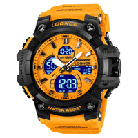 Sport Waterproof LOQNCE Brand Dropshipping Watch Stopwatch Alarm Clock 98007 Young Fashion Digital Quartz Watches for Men