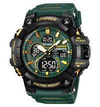 Sport Waterproof LOQNCE Brand Dropshipping Watch Stopwatch Alarm Clock 98007 Young Fashion Digital Quartz Watches for Men