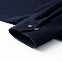 Zeimal POLO Personalized Design Long Sleeve Polo Shirt with Embroidered Logo Leisure or Business Leisure Suitable