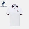 Men's Summer Casual Golf Uniform for Polo T-Shirt High Quality Short Sleeve Knitted Fabric with Lapel Embroidery New Design