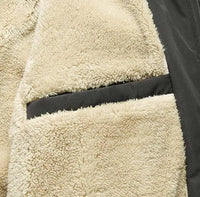 Zeimal Solid Windproof Men's Jacket Winter Warm Men  Thick Fur Oversized Clothes Coat