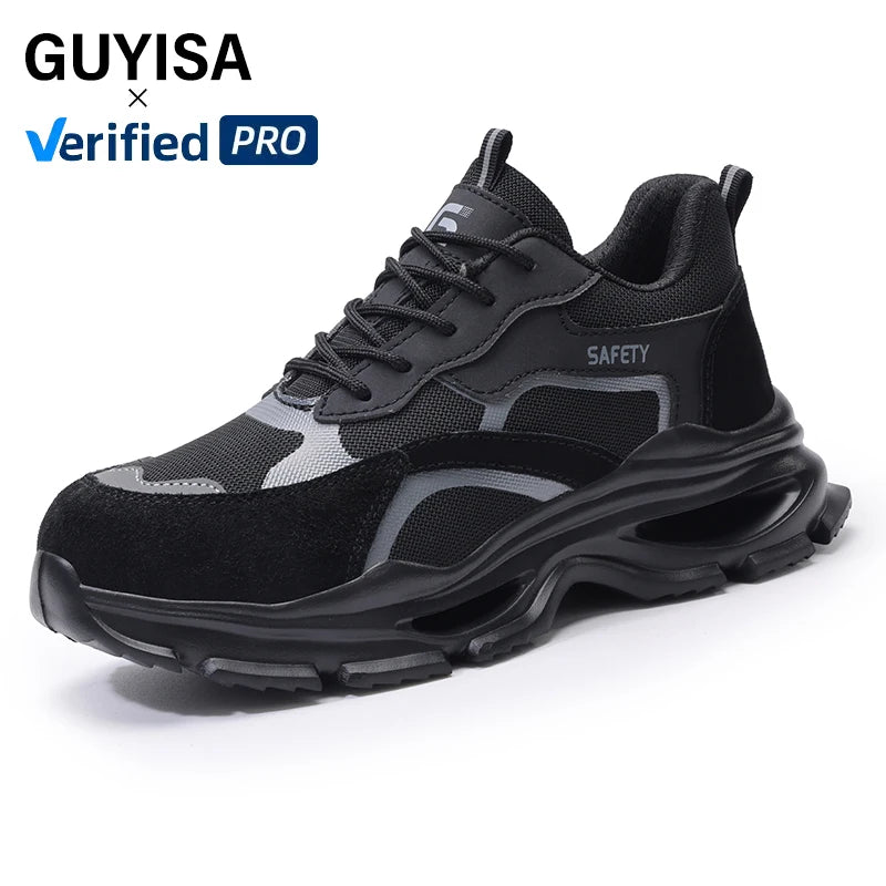 GUYISA New Style Men's Work Shoes Anti-puncture EVA Sole Safety Shoes Functional Shoes
