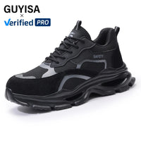 GUYISA New Style Men's Work Shoes Anti-puncture EVA Sole Safety Shoes Functional Shoes