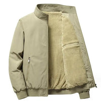 Zeimal Solid Windproof Men's Jacket Winter Warm Men  Thick Fur Oversized Clothes Coat