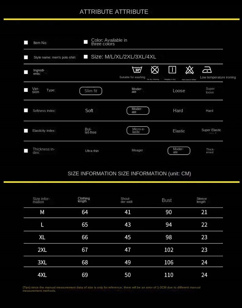 Zeimal Summer New Men's Short Sleeve T-shirt Striped Cotton Thin Business Lapel Polo Shirt