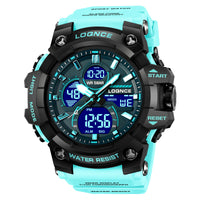 Sport Waterproof LOQNCE Brand Dropshipping Watch Stopwatch Alarm Clock 98007 Young Fashion Digital Quartz Watches for Men