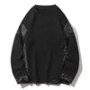 Zeimal Men Spring Winter Velvet Patchwork Plush Thick Sweatshirt Sweater Long Sleeve Hoodie T Shirt Pullover
