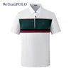 Zeimal POLO New Spot Wholesale Striped Color Patchwork Business Summer Men's Short-sleeved Golf POLO Shirts for Men