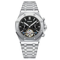 Factory Luxury Design High Quality Stainless Steel Automatic Mechanical Watch for Men