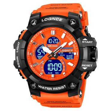 Sport Waterproof LOQNCE Brand Dropshipping Watch Stopwatch Alarm Clock 98007 Young Fashion Digital Quartz Watches for Men