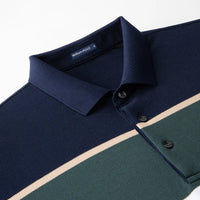 Zeimal POLO New Spot Wholesale Striped Color Patchwork Business Summer Men's Short-sleeved Golf POLO Shirts for Men