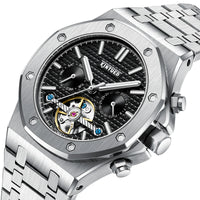 Factory Luxury Design High Quality Stainless Steel Automatic Mechanical Watch for Men