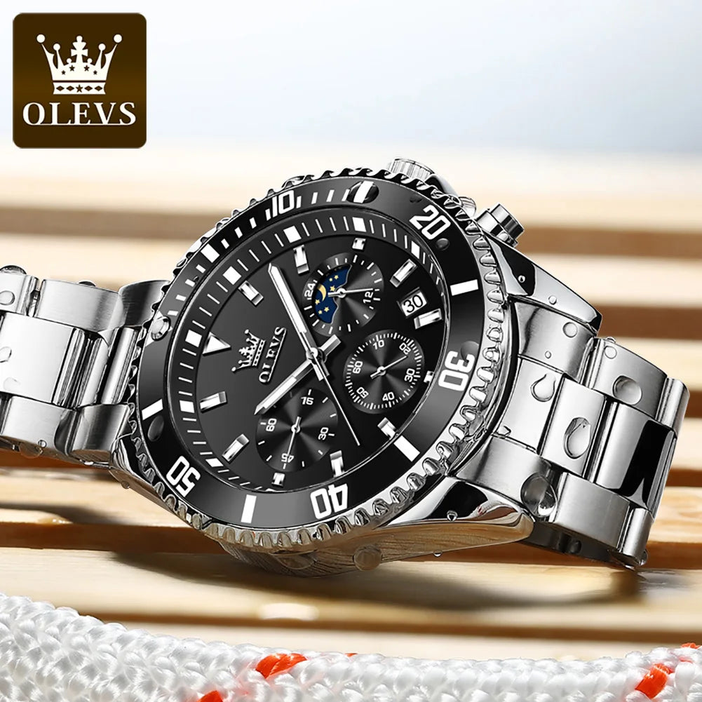 OLEVS 2870 OEM Custom High Quality Classic Luxury Luxury Watch Mens Waterproof Casual Watch Quartz Watches for Men