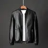Zeimal Autumn Winter Plus 8XL Size Fashion Men's Leather Jackets Solid Color Zipper Faux Leather Casual PU Jacket for Men