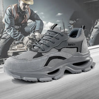 GUYISA Safety Shoes Workwear Series Light Weight  Microfiber Upper European Standard Steel Toe Safety Shoes