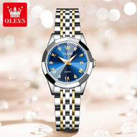 OLEVS 9931 Simple Women Waterproof Stainless Steel Watches Ultra-thin Quartz Watch Waterproof Clock  Lady Watch