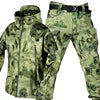 Zeimal Large Size Outdoor Shark Skin Camouflage Plush Jacket Soft Shell Warm-keeping for Autumn Winter RushSuit