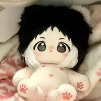 Stuffed Anime Bungo Stray Dogs Ryuunosuke Akutagawa Cotton Dolls Cute 20cm Dress-up Puppet Collectibles Plush Gift Toys for Fans