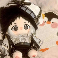 Stuffed Anime Bungo Stray Dogs Ryuunosuke Akutagawa Cotton Dolls Cute 20cm Dress-up Puppet Collectibles Plush Gift Toys for Fans