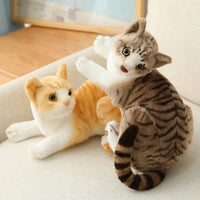 20/25CM Cute Simulation Cats Plush Toys Stuffed Animal Siamese Cat Doll for Children Kids Real life Toy Home Decor Birthday Gift