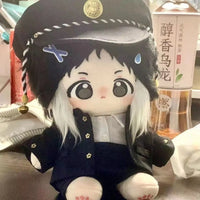 Stuffed Anime Bungo Stray Dogs Ryuunosuke Akutagawa Cotton Dolls Cute 20cm Dress-up Puppet Collectibles Plush Gift Toys for Fans