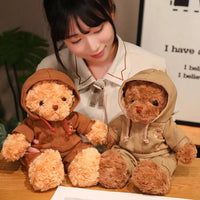 High Quality American Bear Plush Doll Soft Animal Teddy Bear With Clothes Stuffed Toys Kids Valentine Lover Birthday Gift