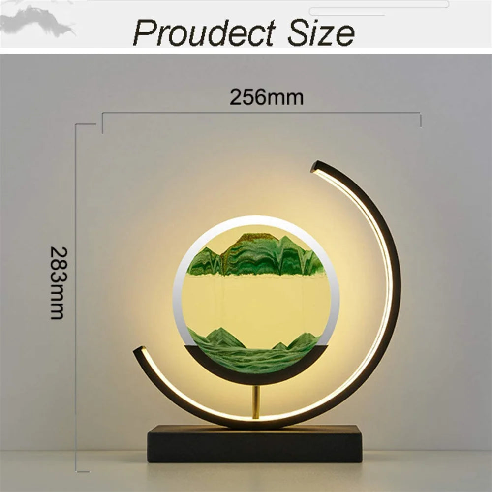 2024 LED 3D hourglass Decoration SLBJ1820