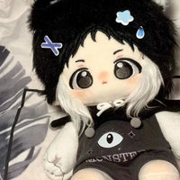 Stuffed Anime Bungo Stray Dogs Ryuunosuke Akutagawa Cotton Dolls Cute 20cm Dress-up Puppet Collectibles Plush Gift Toys for Fans